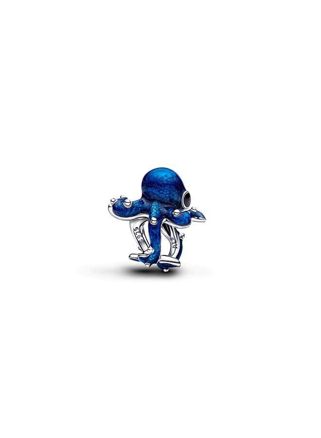 PANDORA Blue Octopus Charm - Image 3