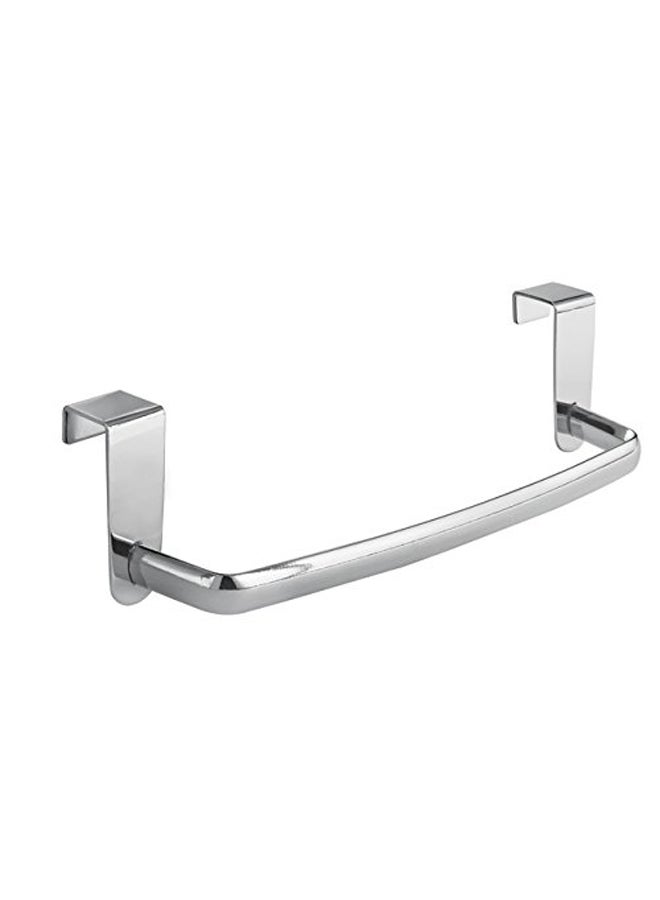 إنترديزاين Axis Over-The-Cabinet Towel Bar Holder Chrome 9inch - Image 1