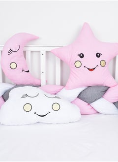 FUN MOMENT 6-Piece Baby Cot Bedspread With Snail Partitions  - Image 5