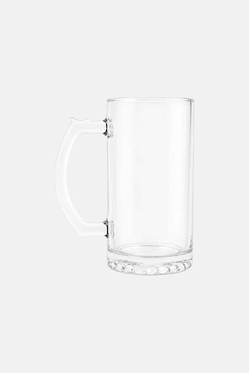 Top Gun Tankard Glass With Metal Icon 560ml, Transparent - Image 3