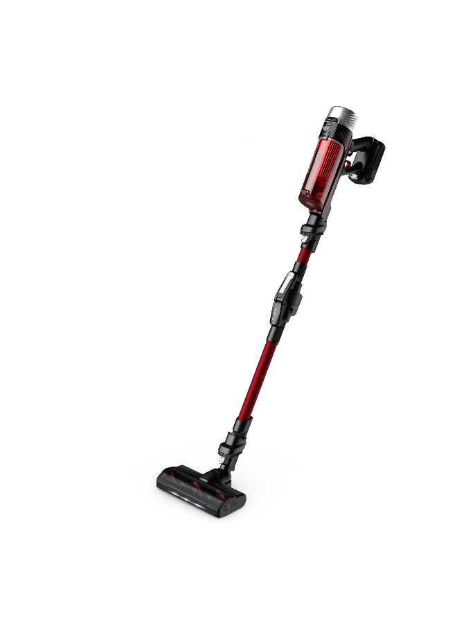 Tefal Cordless Vacuum Cleaner | X-Force Flex 9.60 Vacuum Cleaner Cordless | Animal Care Model | Strong Constant Suction Power |Long-Lasting Battery | Flex Tube System | Automatic Suction Power Adjustment by Floor Type | 2 Years Warranty 100 W TY2079HO Red & Black - Image 2
