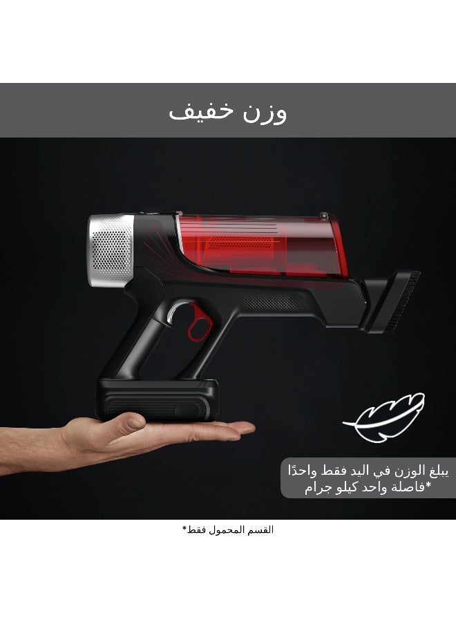 Tefal Cordless Vacuum Cleaner | X-Force Flex 9.60 Vacuum Cleaner Cordless | Animal Care Model | Strong Constant Suction Power |Long-Lasting Battery | Flex Tube System | Automatic Suction Power Adjustment by Floor Type | 2 Years Warranty 100 W TY2079HO Red & Black - Image 4