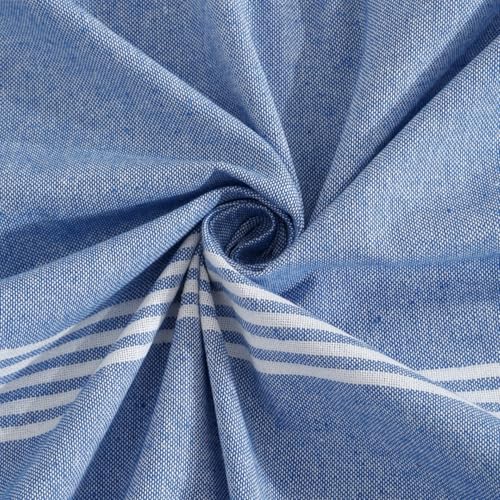 Värde Handmade Double Bedsheet 210 TC | Without Pillow Cover | Handloom Cotton Bedsheets for Double Bed | Double Bedsheet for Summer (Size 90X100 Inches, 7.5 x 8.3 Feet (Rock Blue, King Size) - Image 4