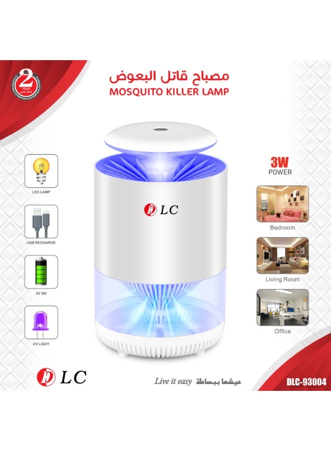 USB-powered insect killer and mosquito trap from 93004