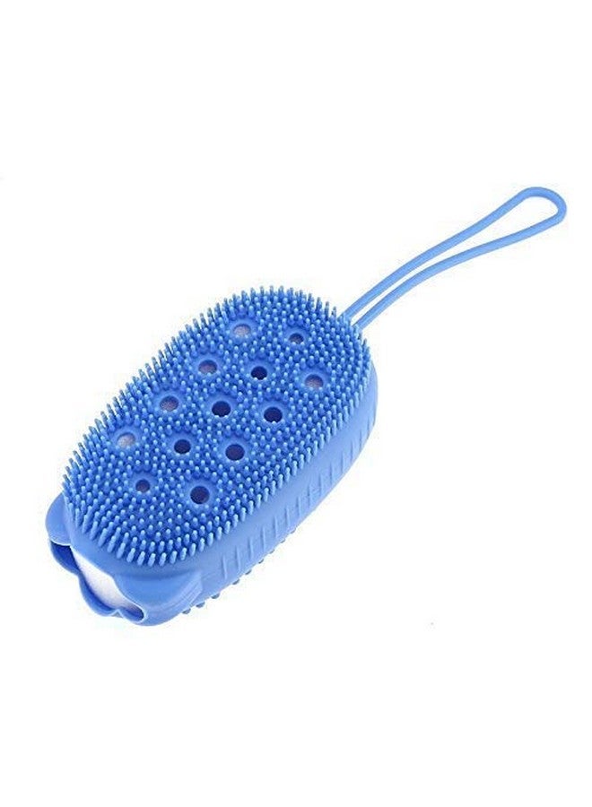 AG E-Com Silicone Bubble Bath Brush Quick Foaming Scrubbing Brushes Soft Rubbing Massage Bubble Body Cleaner for Shower Bathroom - Image 1