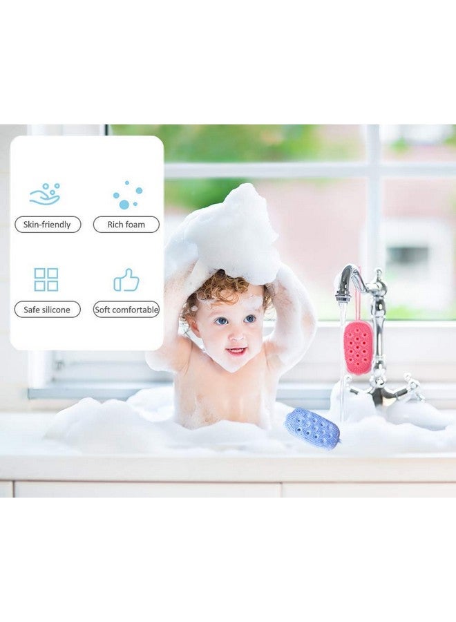 AG E-Com Silicone Bubble Bath Brush Quick Foaming Scrubbing Brushes Soft Rubbing Massage Bubble Body Cleaner for Shower Bathroom - Image 5