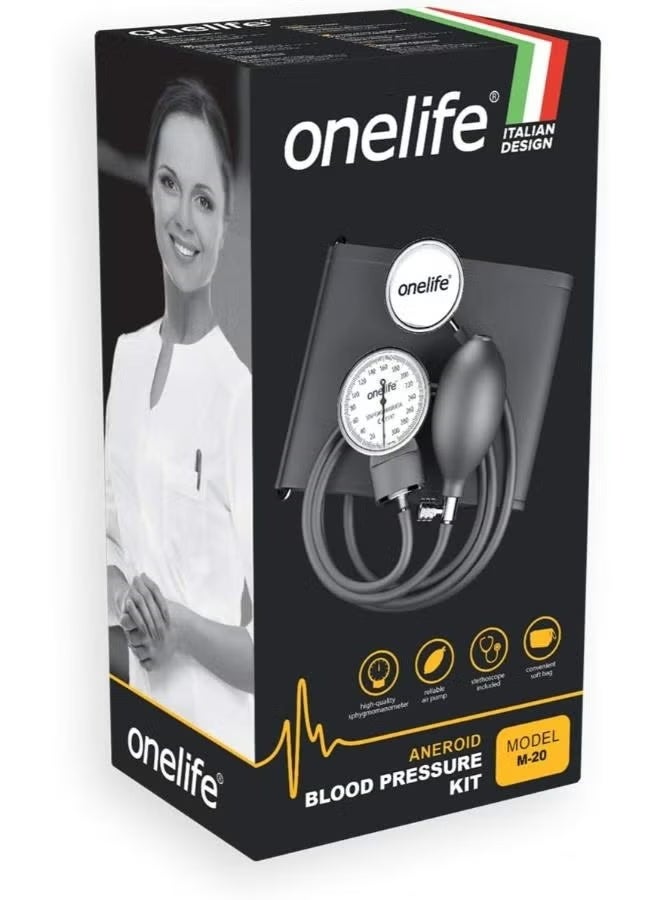 Onelife Italian Blood Pressure Monitor High-Quality Manual Blood Pressure Monitor  For Home and Professional Care - Image 2