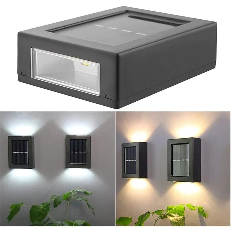 "Solar Wall Lamp for Gardens and Walls - Easy Installation and Waterproof"