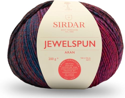 Sirdar Jewelspun Aran, Midnight Fjords (847), 200g - Image 1