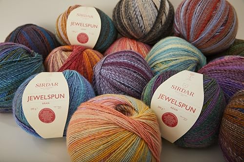 Sirdar Jewelspun Aran, Midnight Fjords (847), 200g - Image 5