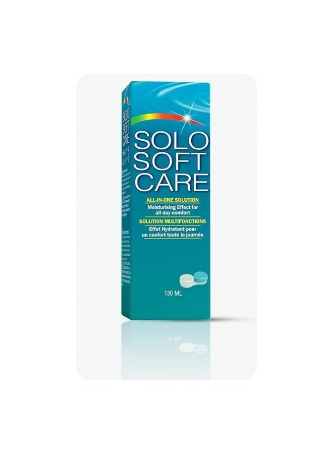 Solo Soft Care All-in-One Contact Lens Solution, 130 ml - Image 2