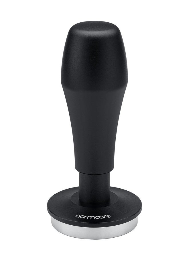 Normcore 57mm Coffee Tamper V4.1 with Click Sound Feedback, Spring Loaded Tamper With Stainless Steel Flat Base, Compatible with Lelit Anna Portafilter, Black - Image 1