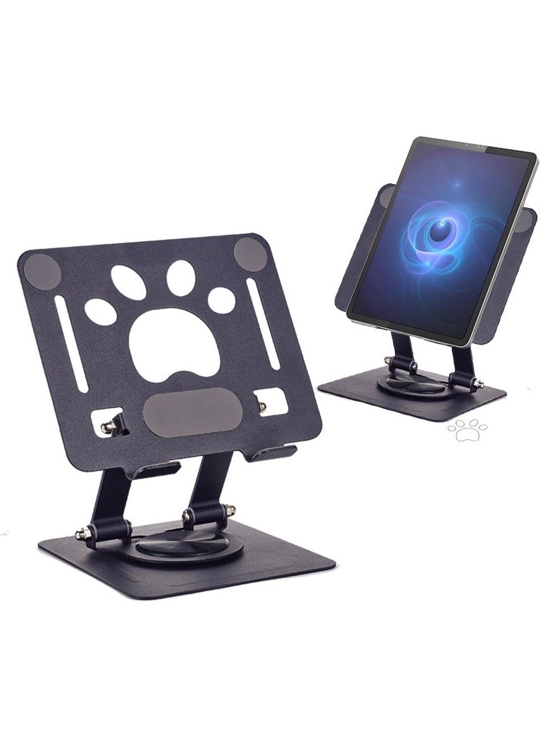 Portable Metal Tablet Stand Hollow Rotation Foldable Laptop Support Base Heat Sink Rack Ergonomic Laptop Stand - Image 1