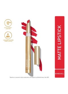 MyGlamm Ultimatte Long Stay Matte Lipstickbombshell (Red)1.3 G ; With Hyaluronic Filling Spheres ; Long Lasting Lipstick ; Matte Lipstick  - Image 3