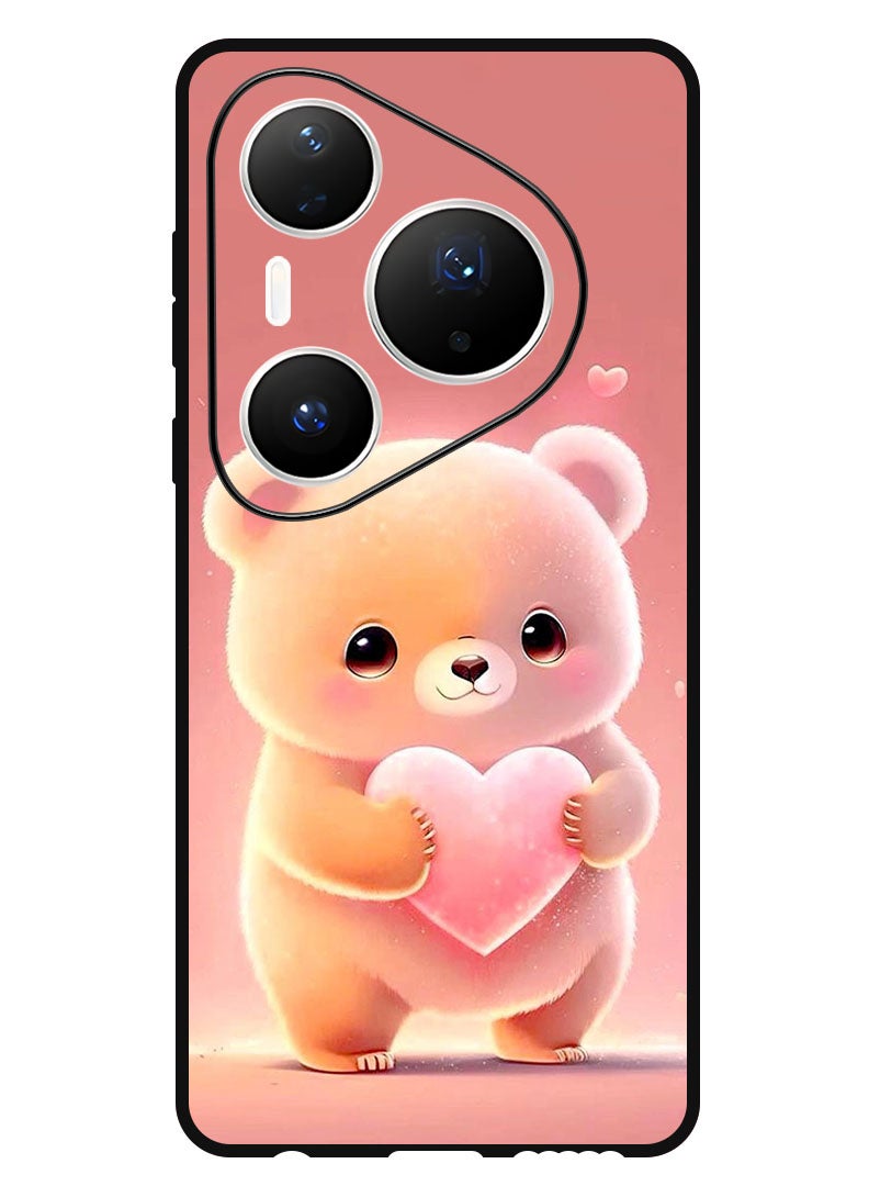 Theodor Case Compatible with Huawei Pura 80 Pro Plus 6.8 Inch Protection Shockproof Bumper Cover Panda Holding Heart - Image 1