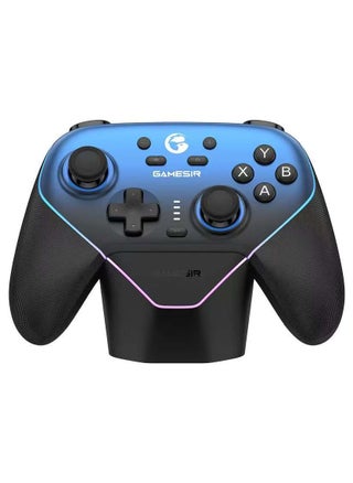 Wireless Gamepad Gamesir Super Nova Bluetooth Multiplatform Game Controller compatible with PC, Steam, Switch, iOS, Android Hall Stick Hall Effect Triggers RGB Lighting Vibertion. Programmable 1000Hz Polling Rate 6 Axis Gyro One-Press Wake Up Charging Dock Blue-Black - pzsku/Z5F3EC6763DFBB06305DEZ/45/1747735746/f1e3813d-f980-4815-ae72-6ed2f14ff6a5