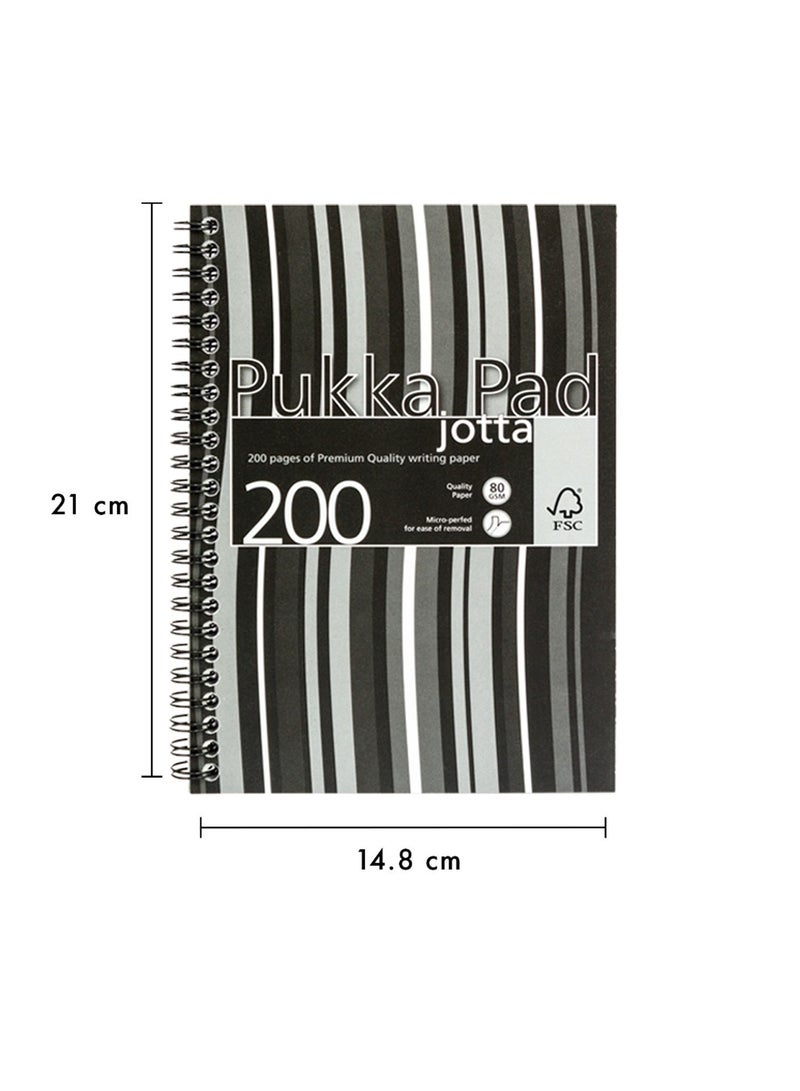 Pukka Pad A5 Size Wirebound Jotta Notebook 200 Pages - Image 3