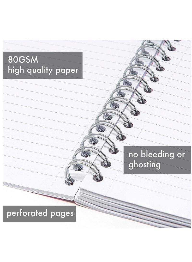 Pukka Pad A5 Size Wirebound Jotta Notebook 200 Pages - Image 4