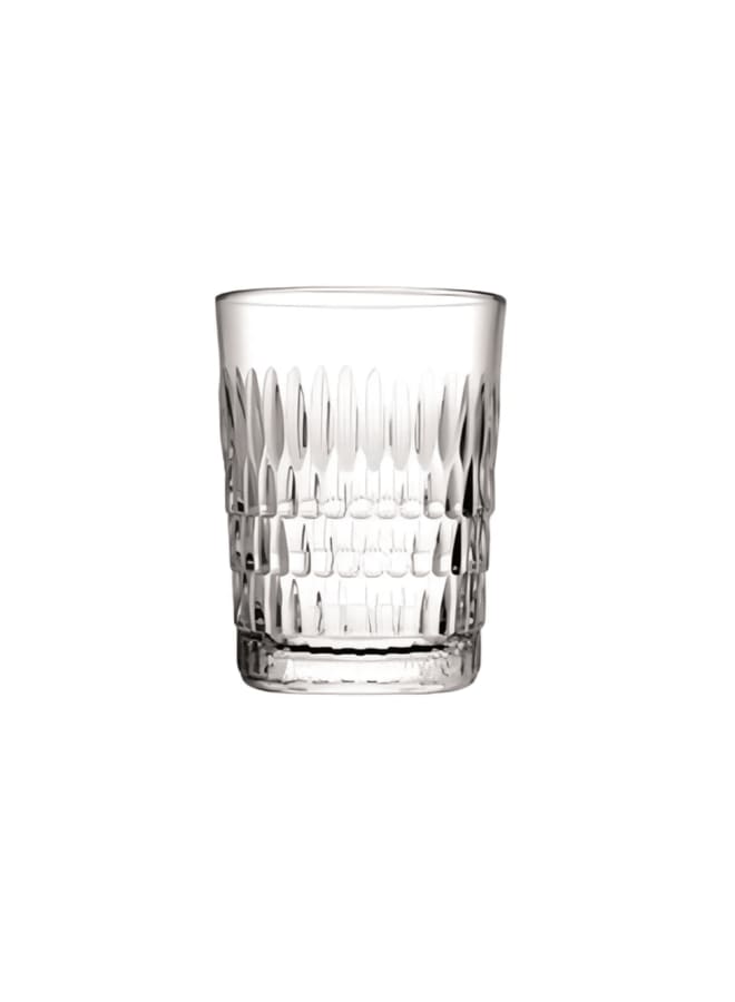 Rain Tumbler Glass Set 6 Pcs - 250  - Clear clear 250ml