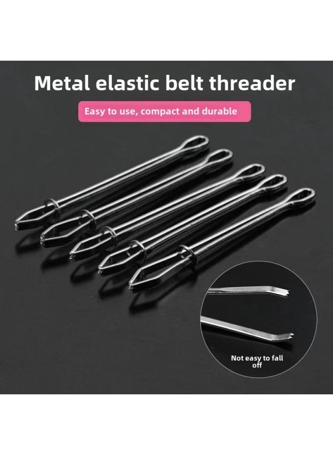 Elastic Clip Belt Threader Sewing DIY Tool Belt Introducer Wear Elastic Band Clip Pants Belt Needle Introducer-Color:Elastic Clip Opening  - Image 1