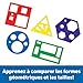 Learning Resources Primary Shapes Template Set 5 Pieces Ages 4 Homeschool and Classroom Supplies Geometric Shapes Tracing Helper for Kids - Image 3