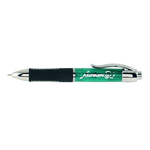 Itoya Xenon Retractable Ballpoint Pen with Rubber Grip, 1.0mm Medium Point, Emerald (XE-100GN) - Image 4