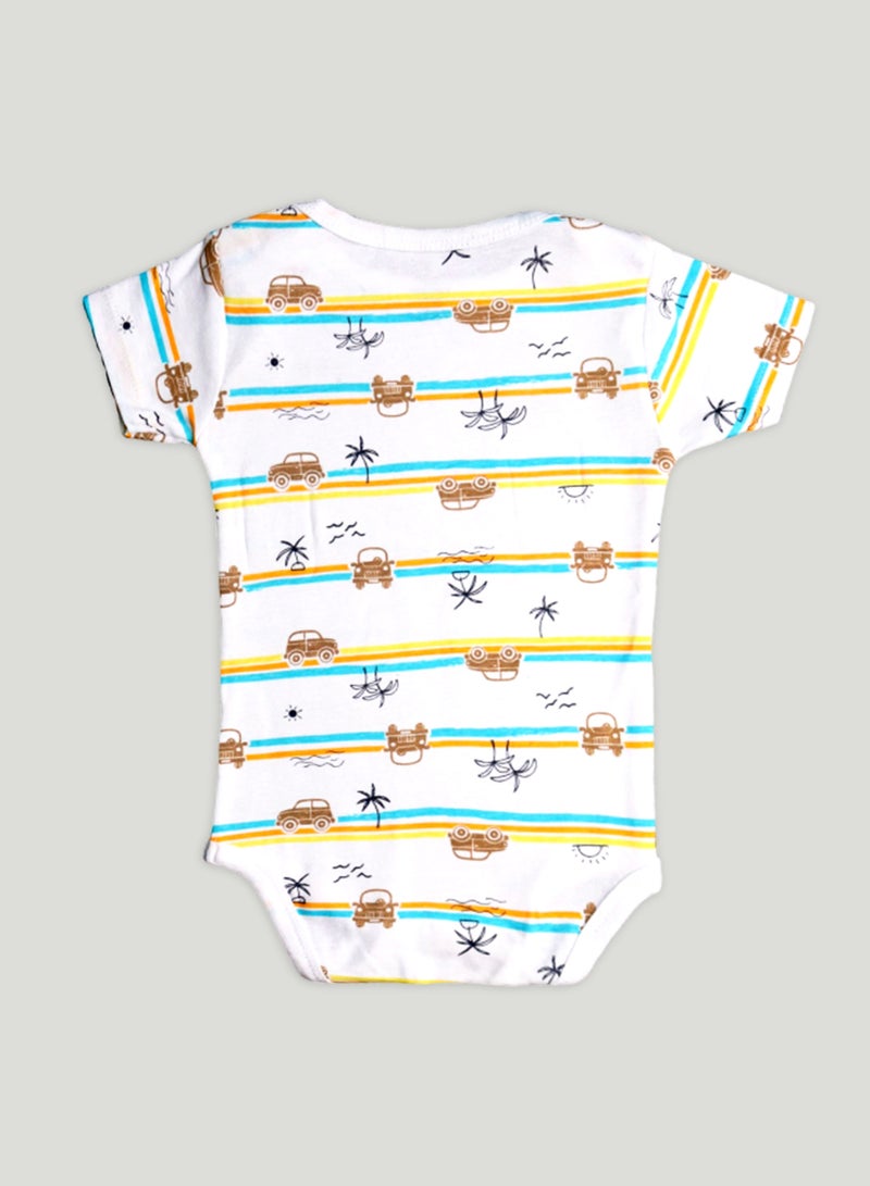 LUAY 100% Cotton  Based Onesies | Sleepsuits| Night Suits|Jumpsuit | Wondersuit for Baby Boys & Baby Girls, New-Born, infants,Toddlers_ Including Vibrant Pattren & Colors Create festive look  - Image 2