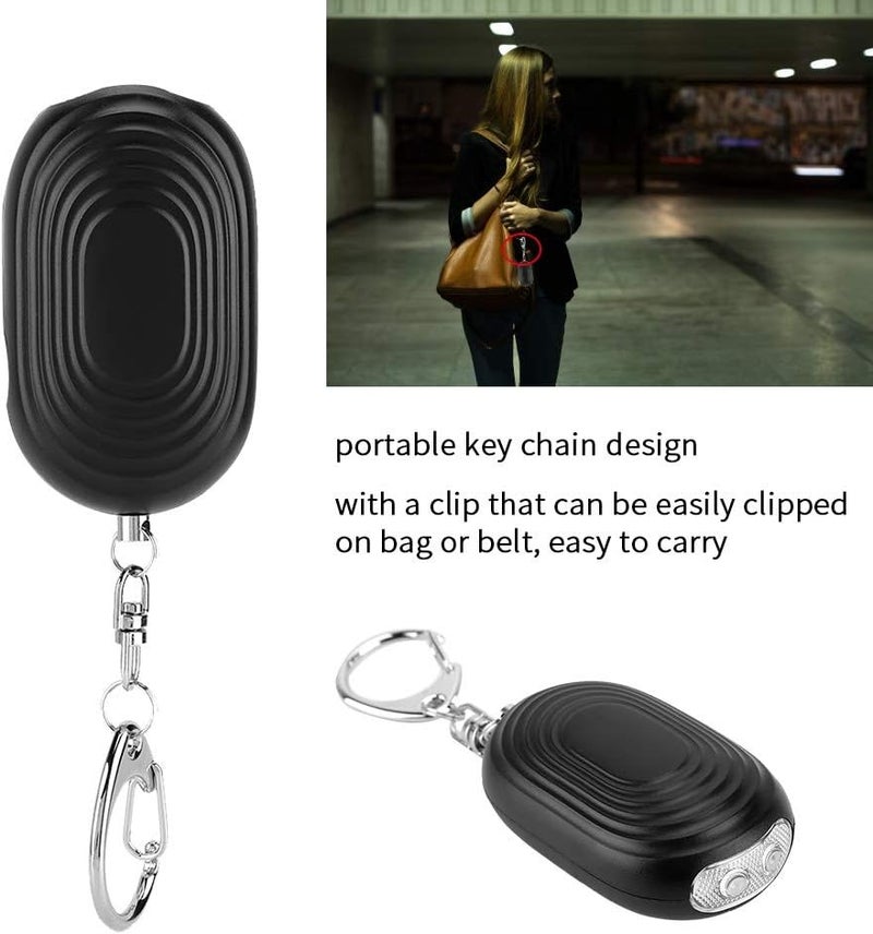 klarako Personal Alarm, 2 In 1 Mini high decibel alarm with Lighting function for security & protection, Anti-violation security alarm for children female students - Image 3