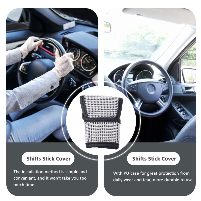 Car Shifts Knob Gear Cover Crystal Gear Auto Interior Accessories - Image 5