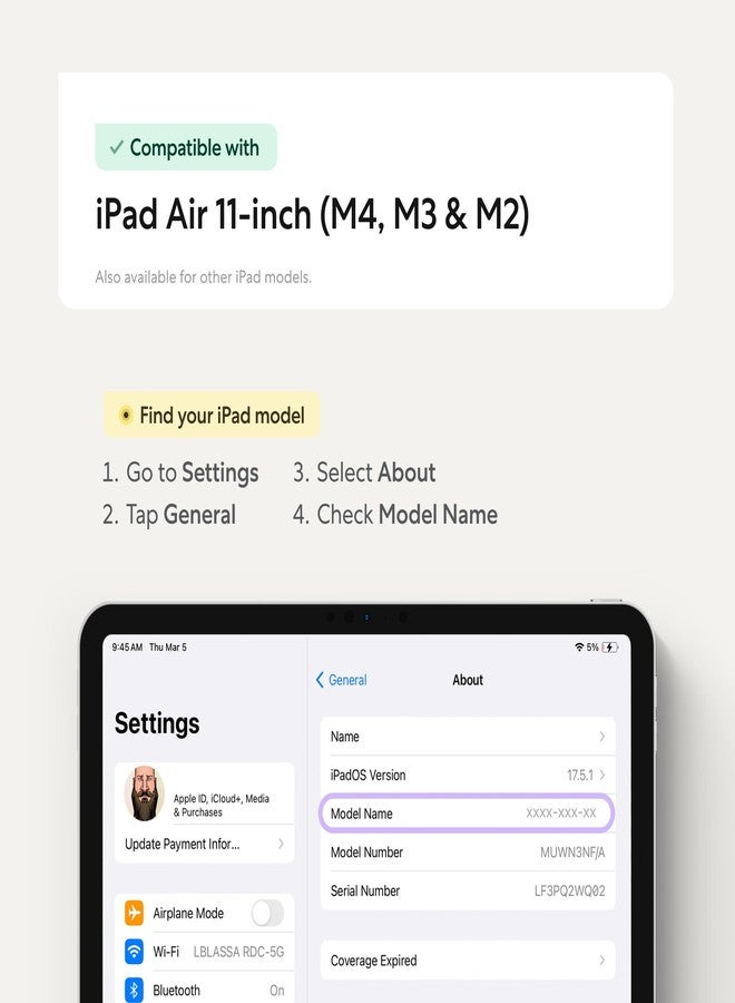 Paperlike 3 [2 PACK] for iPad AIR 11 inch M3/M2 (2025-2024) Screen Protector Film [Bubble-Free Install] with Paper Texture for Notetaking Sketching Writing Drawing - Image 2