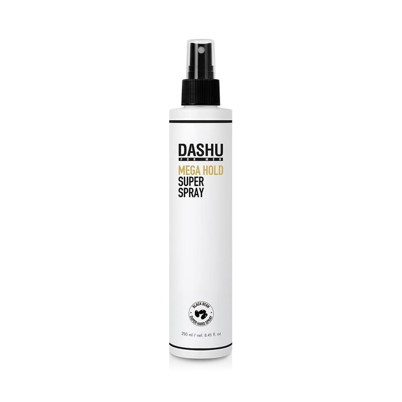 DASHU Mega Hold Super Spray 8.45fl oz - Ultra-Strong Fixation, Dryness prevention, Natural Finish, Easy Wash-Out - Image 1