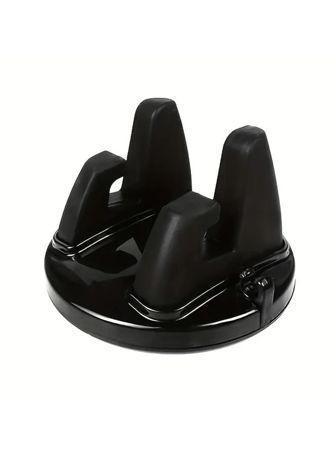 Universal Black Car Phone Mount Rotating Dashboard Holder Strong Suction Cup - Image 1