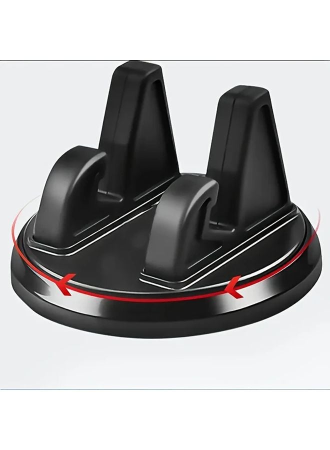 Universal Black Car Phone Mount Rotating Dashboard Holder Strong Suction Cup - Image 2