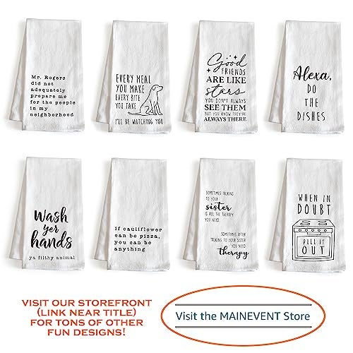 MAINEVENT Wash Your Hands Ya Filthy Animal Hand Towel 18x24 Inch, Kitchen Funny Dish Towel with Funny Saying - Image 5