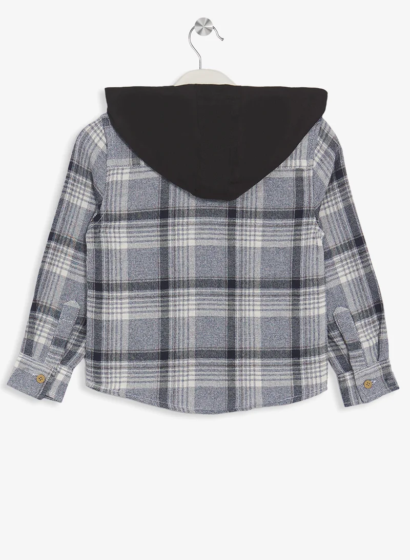 ريبلز مع نمشي قميص بأكمام طويلة للأولاد مع قبعة