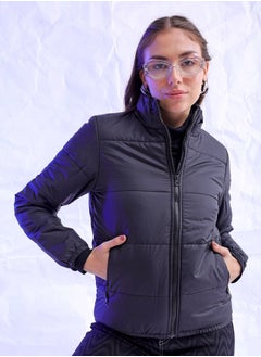 Freehand Women Regular Fit Solid Puffer Jacket  - Image 1