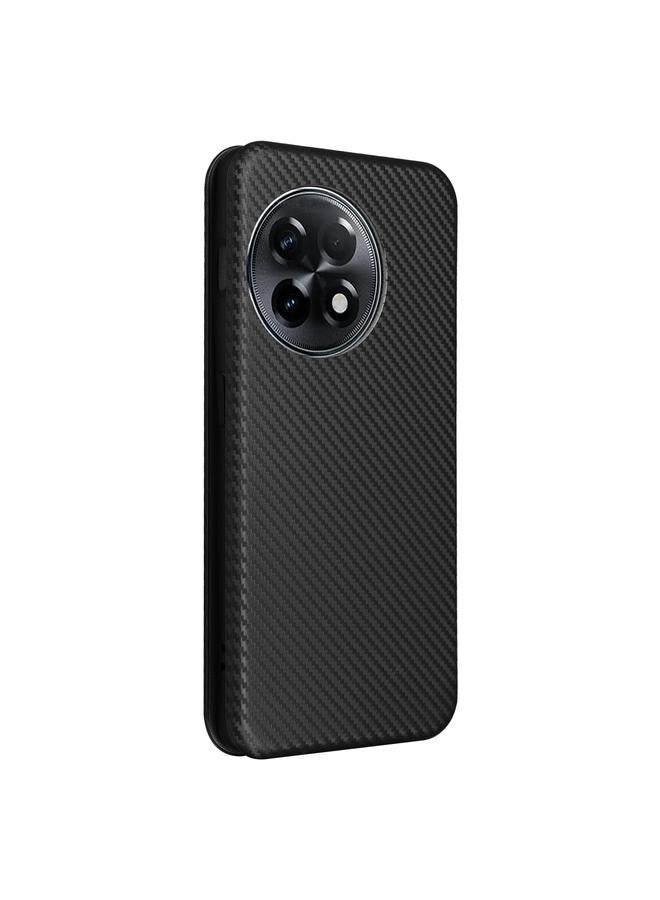 S-TOP Case For OnePlus 11R 5G Carbon Fiber Texture Flip Leather Phone Case - Image 3