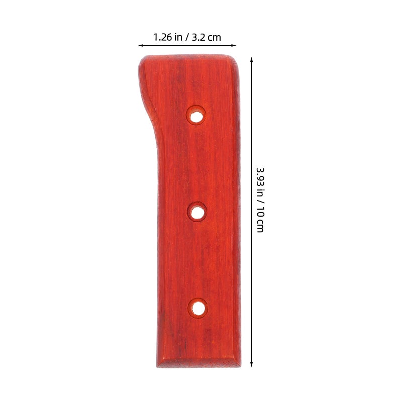 Wooden Cutter Handle with Non-slip Feature for Kitchen Tools Replacement and DIY Projects - Image 2