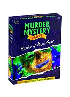 Murder Mystery Party Games - Murder At Mardi Gras, Host Your Own New Orleans Murder Mystery Dinner For 8 Adult Players, Solve The Case With Crime Scene Clues, 18 Years And Up, 1 Pack , Multi