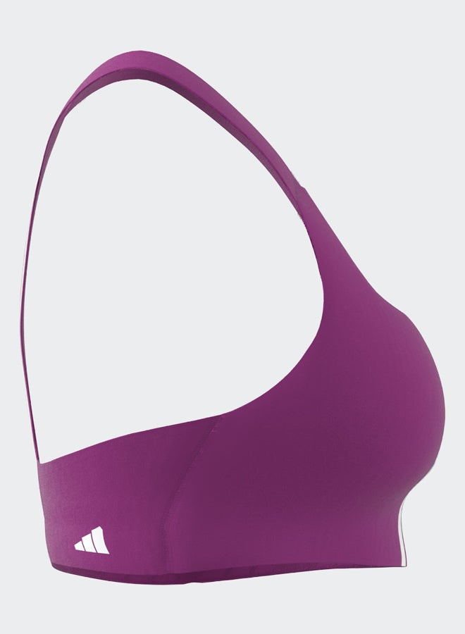 Adidas Powerimpact Training Medium-Support 3-Stripes Bra  - Image 3