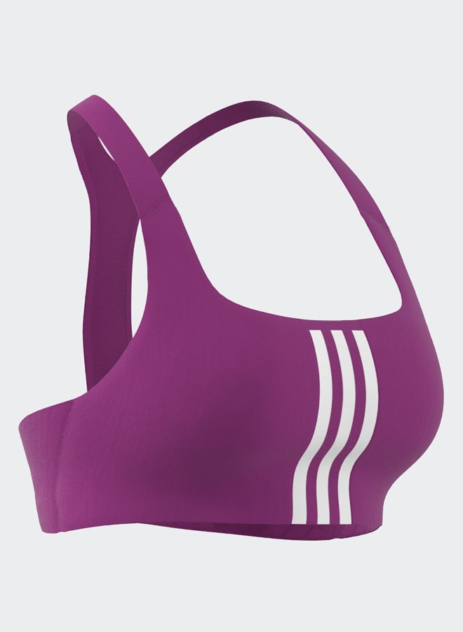 Adidas Powerimpact Training Medium-Support 3-Stripes Bra  - Image 2