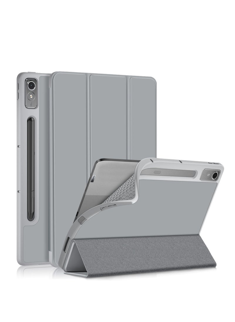 General - Compatible with Lenovo Tab P12 12.7 Case, Card Slot Bracket Function Shockproof Flip Cover, Slim and Lightweight Flip Phone Case Foldable for Lenovo Tab P12 12.7 - Image 1