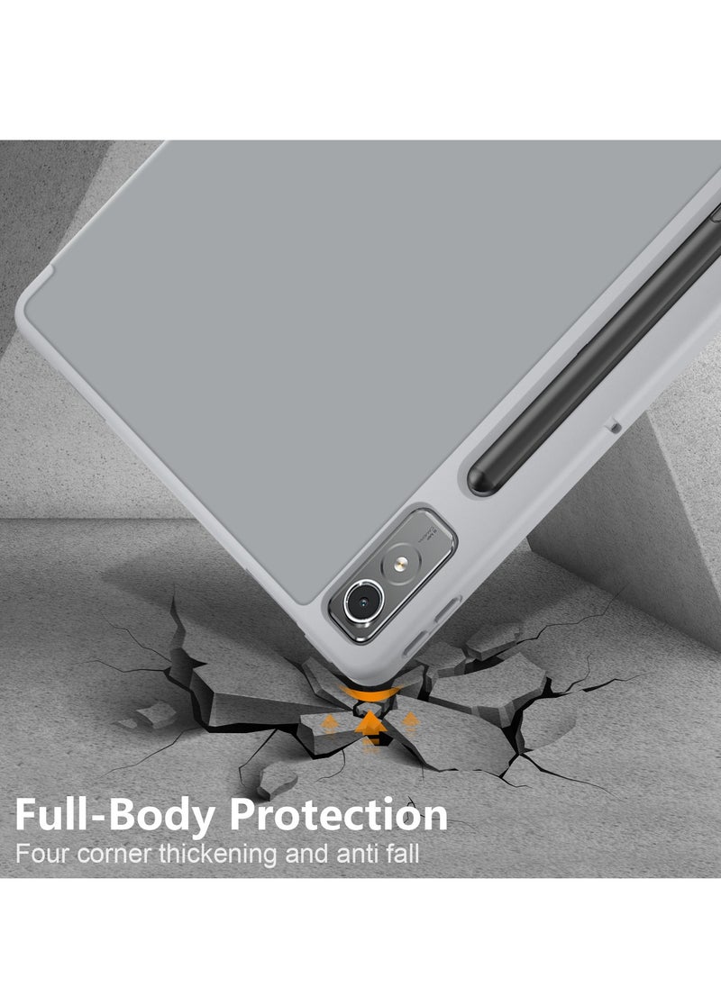 General - Compatible with Lenovo Tab P12 12.7 Case, Card Slot Bracket Function Shockproof Flip Cover, Slim and Lightweight Flip Phone Case Foldable for Lenovo Tab P12 12.7 - Image 1