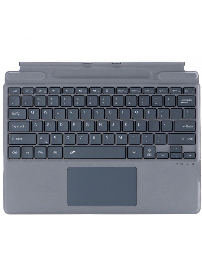 General Arabic and English Keyboard for Microsoft Surface Pro 11/X/10/9/8,  Keycap Alphabet Backlit Bluetooth Wireless Removable Keyboard with Magnetic Pen Slot 