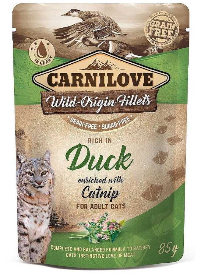Carnilove CAT Duck & Catnip Duck and catnip food for cats 85g