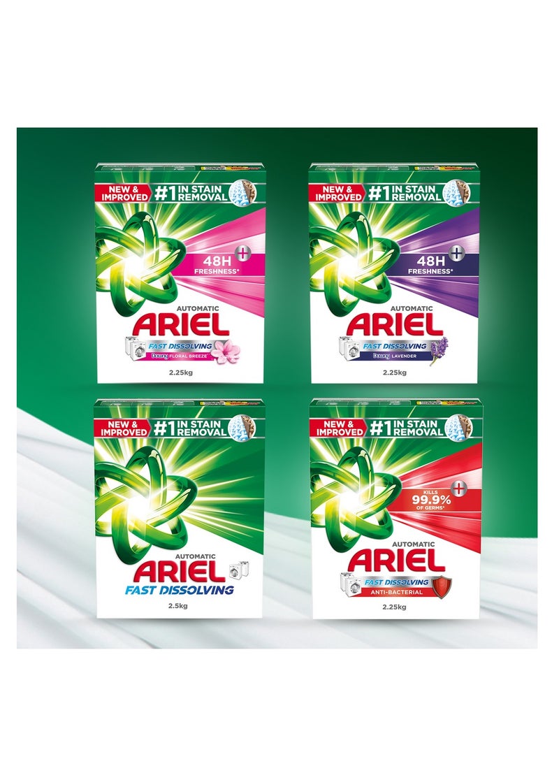 Ariel - Fast Dissolving Laundry Detergent Powder With Lavender 6.25kg - Image 1