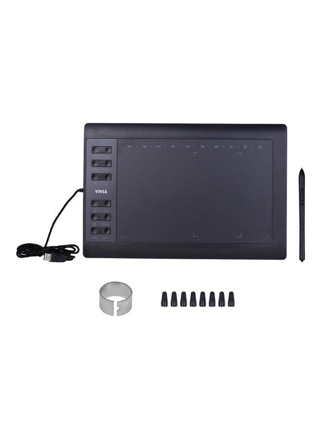 NIBEMINENT Professional Graphics Drawing Tablet Black  - Image 1