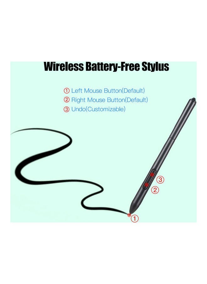 NIBEMINENT Professional Graphics Drawing Tablet Black  - Image 2