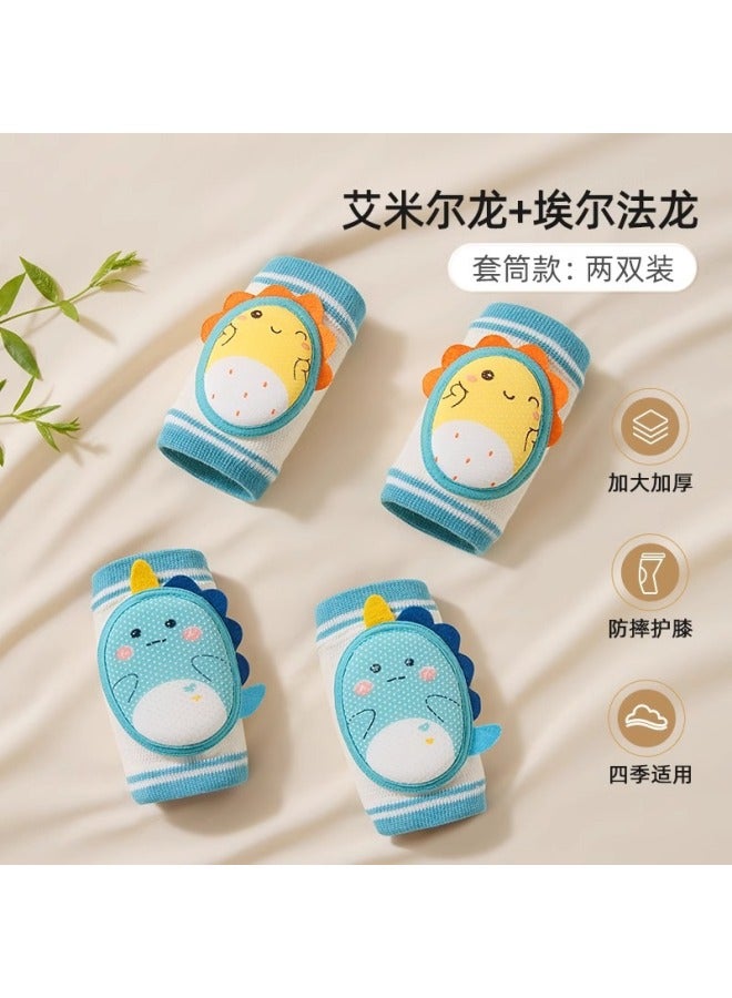 Beitais Baby Knee Pads Spring And Autumn New Model For Toddlers Learning To Walk, Crawling, Anti-fall Knee Protection For Children, Magic Pads