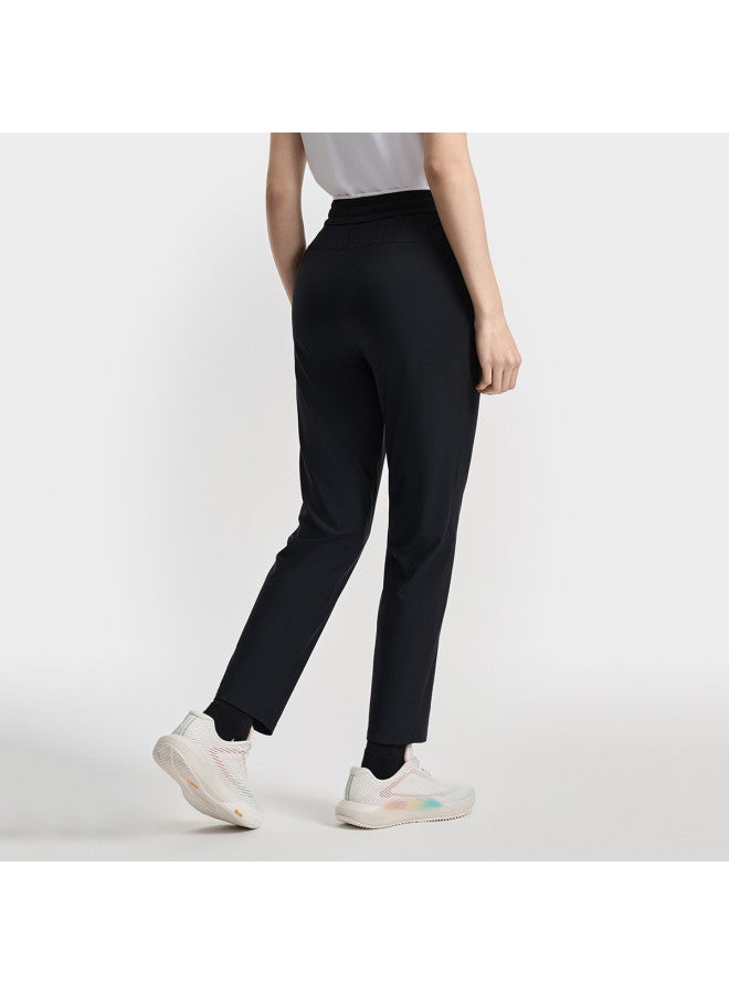 FILA Women'S Casual Pants Basic Simple Comfortable High-Elasticity Tennis Straight-Leg Knit Long Pants - Image 4